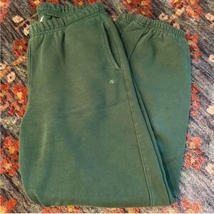 Champion Green Jogger Sweatpants